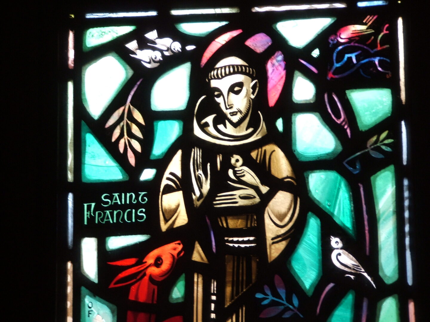 Year of St. Francis: Conrad Pickel's WIndow St. Helena Church Minneapolis