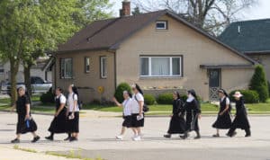 Franciscan Sisters Heritage walk in Manitowoc Wisconsin