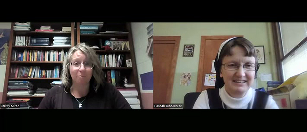 Franciscan Sister Interviews Catholic Principal Christy Miron in the ...