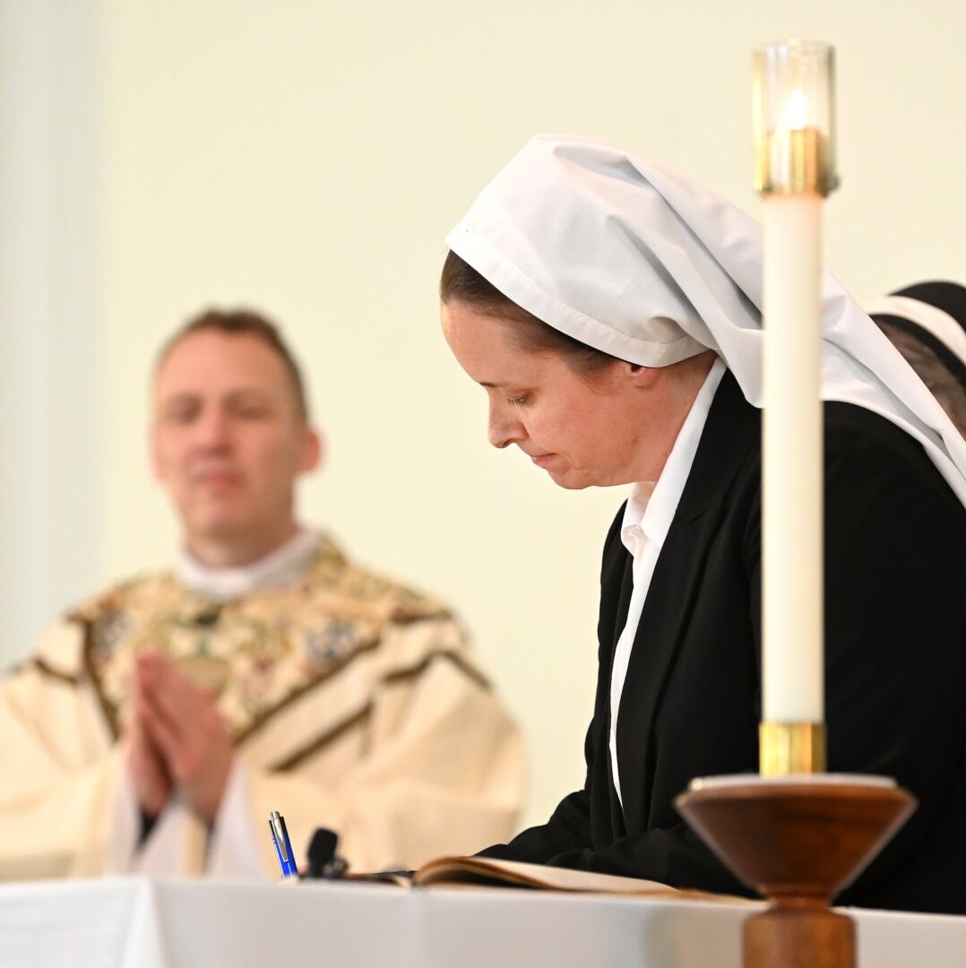 Novice Becomes Temporary Professed Franciscan Sister - Franciscan Sisters