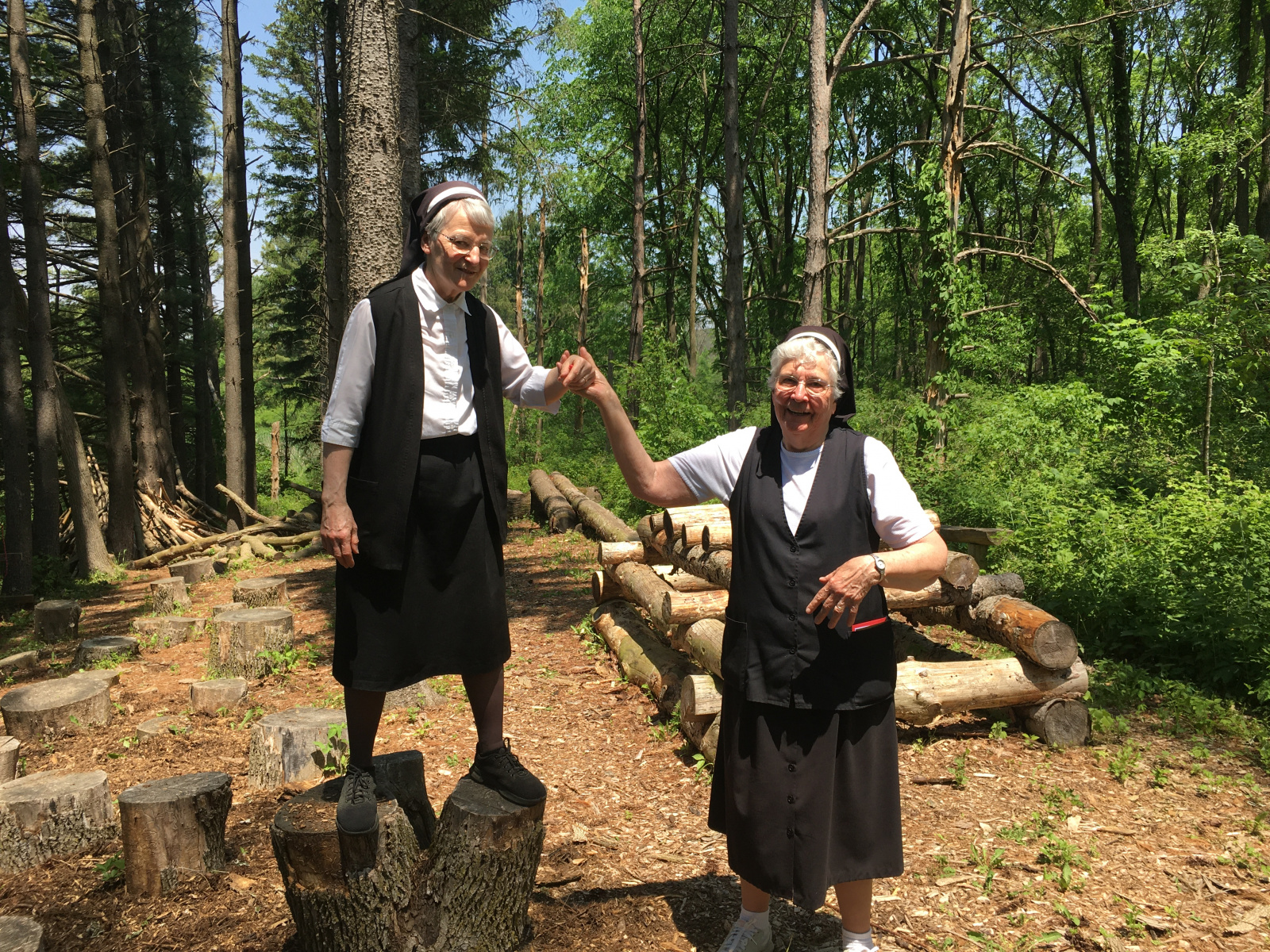 Franciscan-Sisters-logging