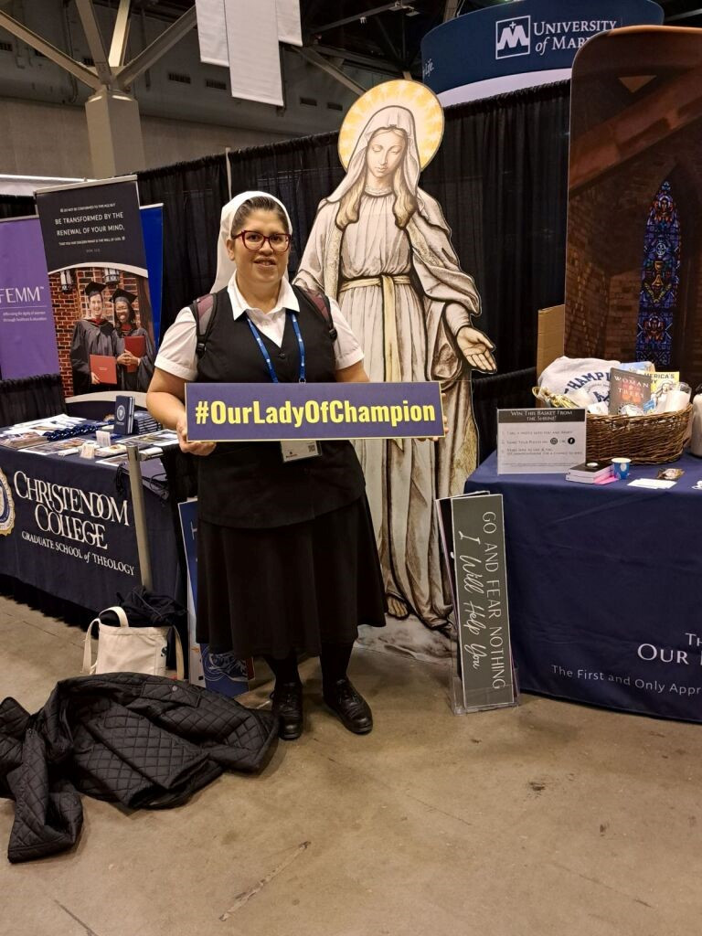 Seek-2024-Franciscan-Sisters-Novice-and-Our-Lady-of-Champion-exhibit