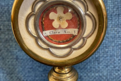 st.-clare-of-assisi-relic-gifted-to-St.-Clare-Parish-Wrightstown-Wisconsin